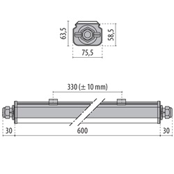 NORMA+CL 60 18 S/EW 840 GR-RAL7035