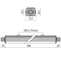 NORMA+CL 60 18 S/EW 840 GR-RAL7035