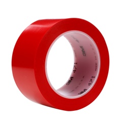 Nastro vinile 3M 471 rosso 50mmx33m marcatura sicurezza e corsie applicazioni industriali