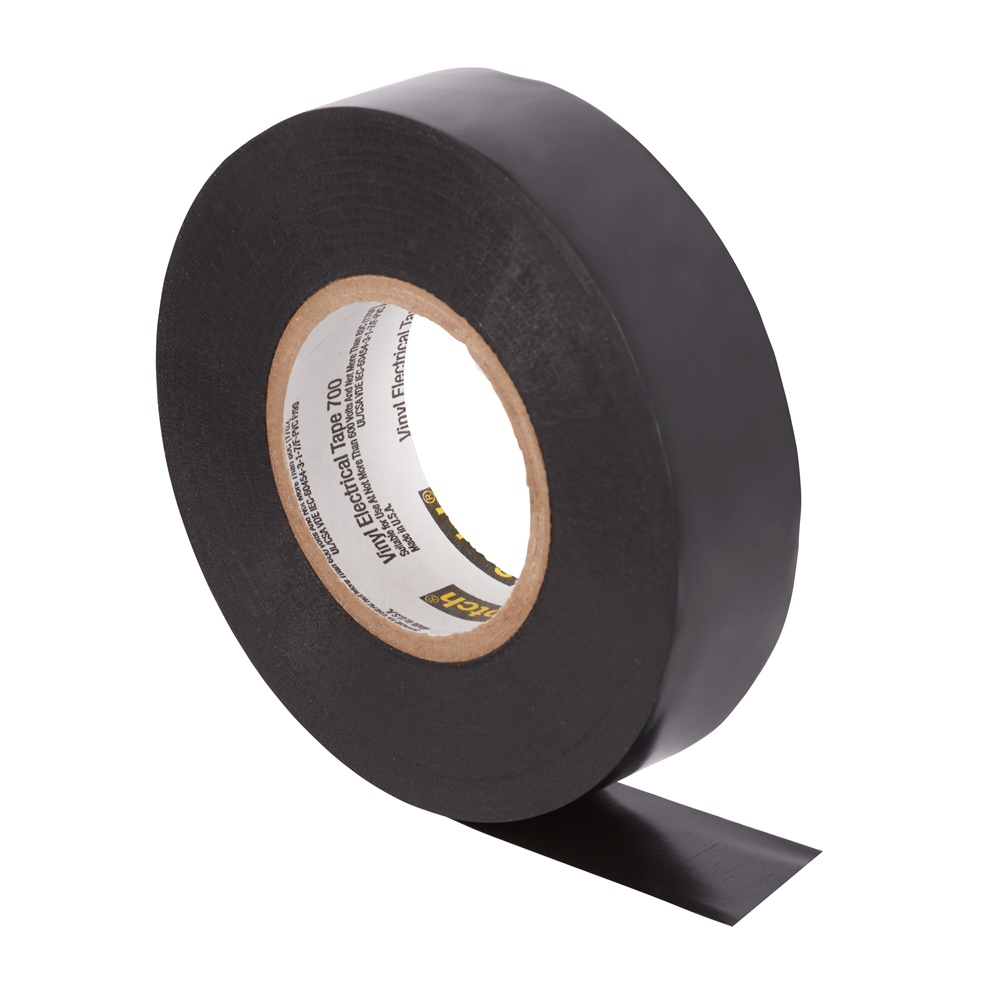 Nastro isolante elettrico vinile Scotch® 700 nero 19mm x 20m resistente umidità abrasioni e fiamma