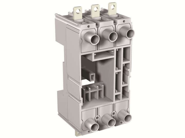 Interruttore modulare 3 poli XT1 plug-in orizzontale per uso industriale