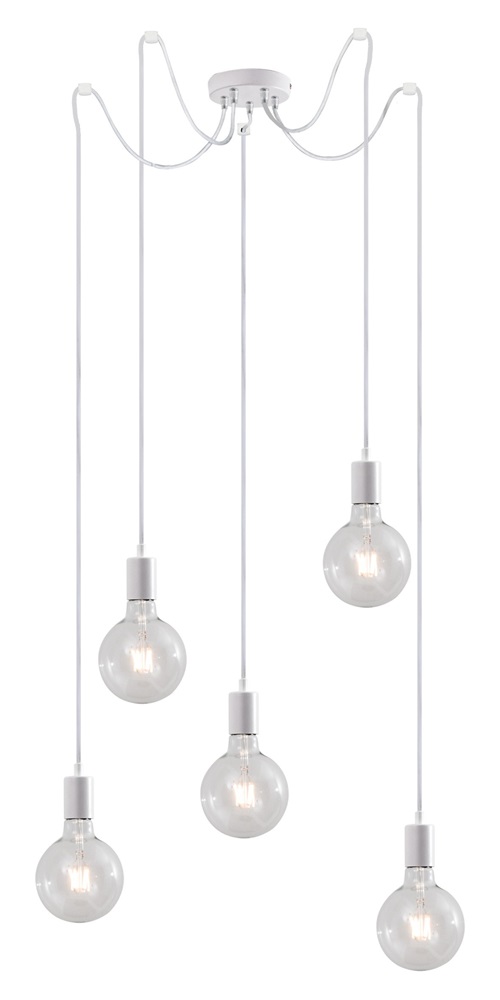 SOSPENSIONE E27 BRONZO 5X75W