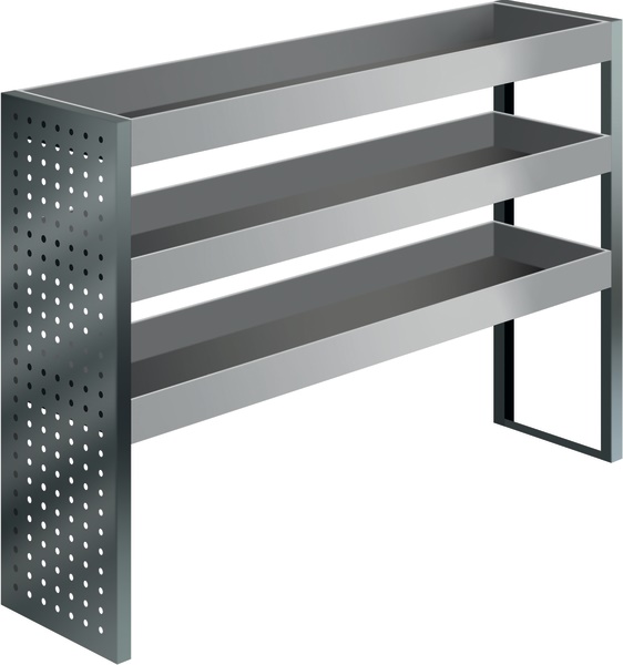 Kit standard furgone L1 1268x890x300 mm modulare montaggio rapido officina mobile economico