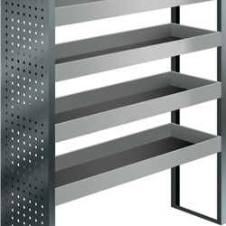 Kit standard lungo modulabile per furgone 1268x1440x300 mm officina mobile efficiente montaggio rapido