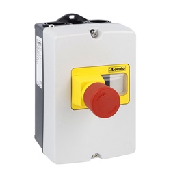 Contenitore da parete IP65 100mm con pulsante arresto emergenza per SM1P