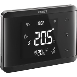 Cronotermostato WiFi da incasso nero TH/700 controllo temperatura ambiente comfort domestico