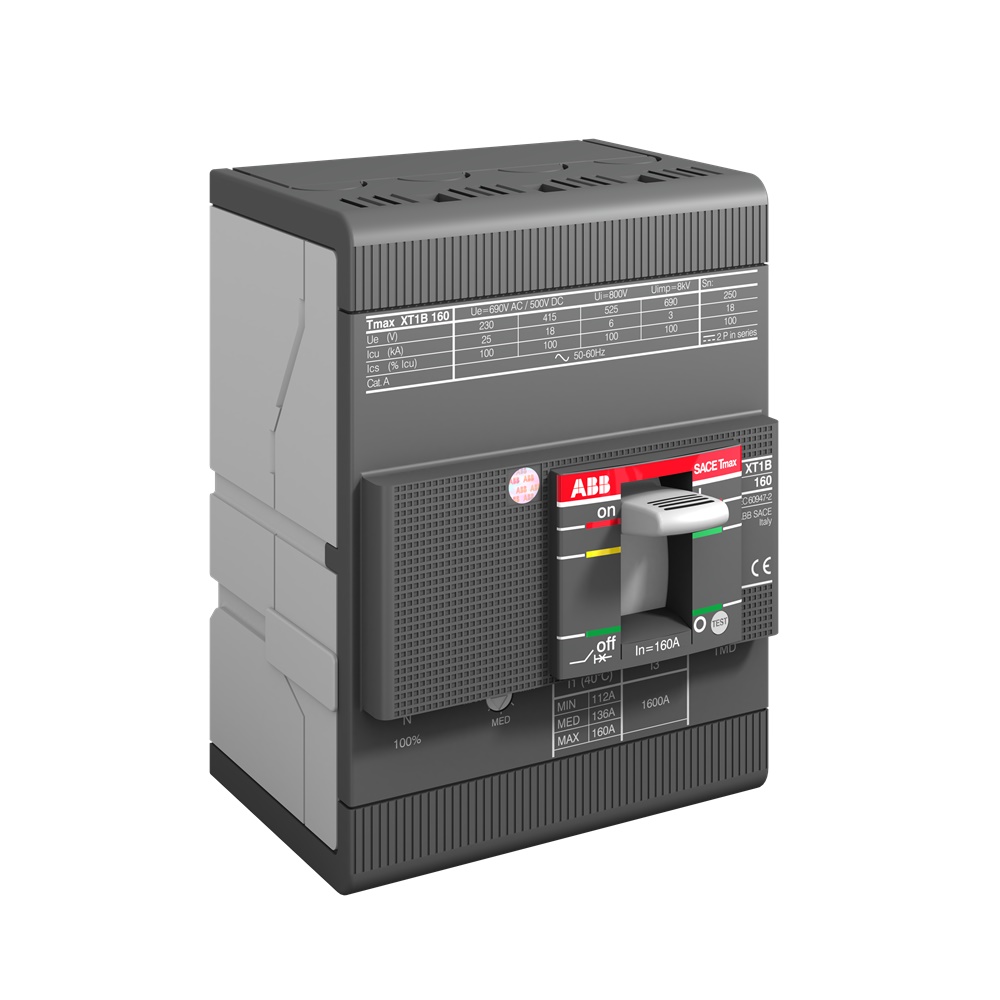 Interruttore automatico modulare 4 poli 32A 450A termomagnetico protezione impianti elettrici industriali e civili