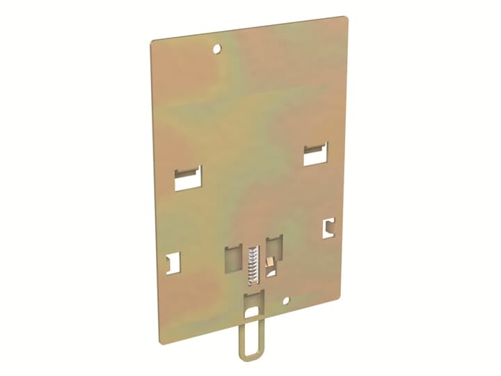 Kit montaggio metallico 3 poli guida DIN 50022 Tmax XT3