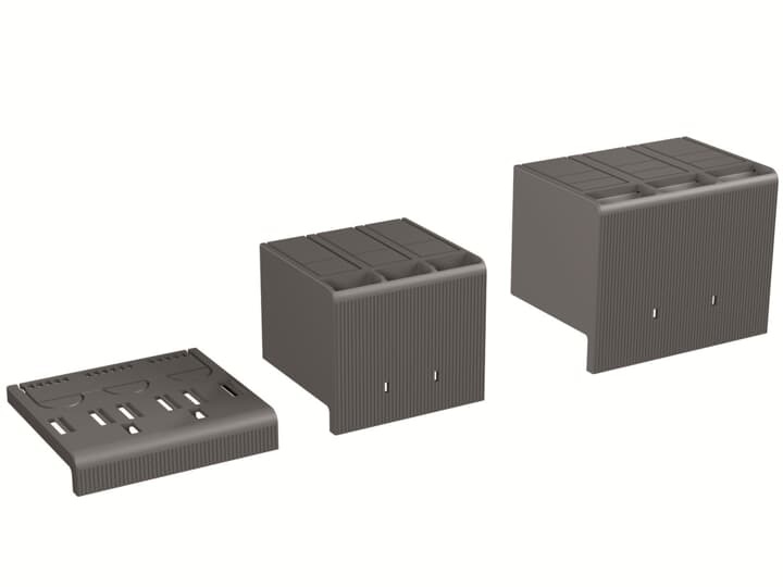 Copriterminali bassi 4 poli LTC XT4 per distribuzione elettrica