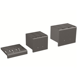Copriterminali alti 3 poli 2 pezzi per interruttori XT3