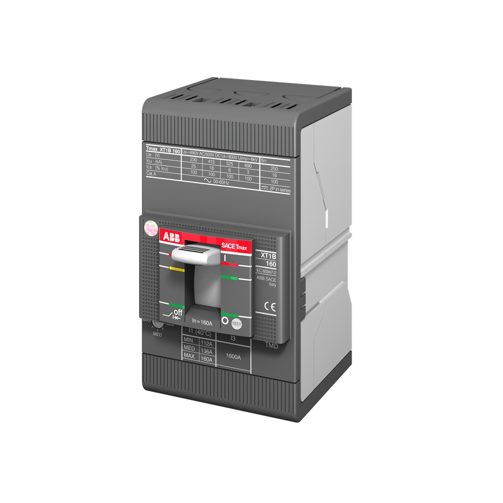 Interruttore automatico modulare tripolare 160A termomagnetico TMD 160-1600A per impianti industriali e civili