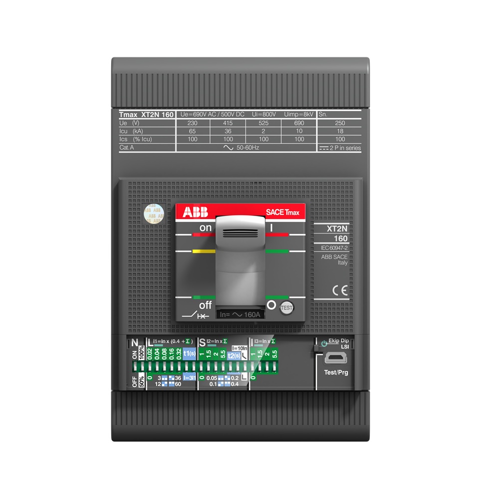 Interruttore automatico modulare trifase 160A EKIP LS/I protezione industriale