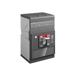 Interruttore automatico modulare 3 poli 250A con terminali frontali per impianti elettrici industriali e civili