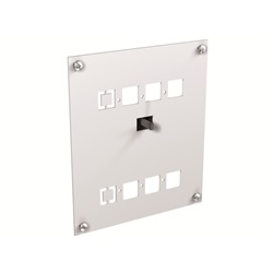 Piastra montaggio interruttori Tmax XT4 bianca per impianti elettrici