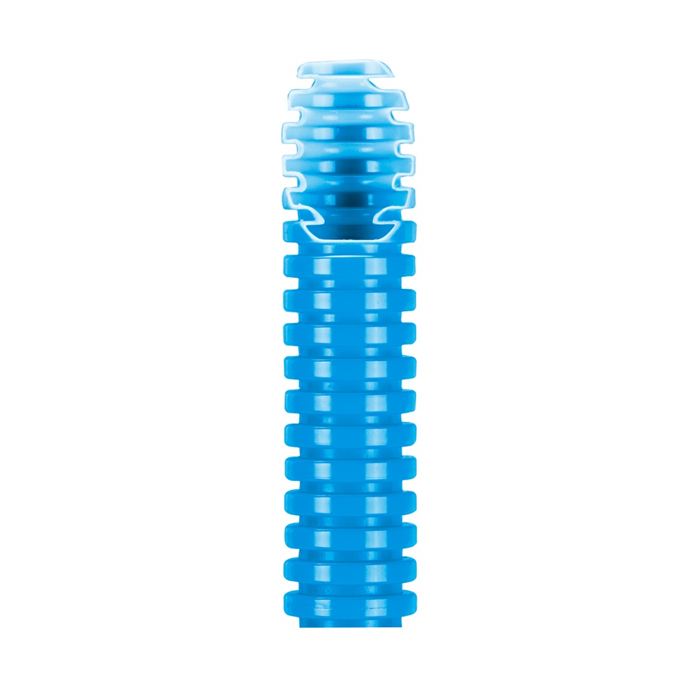 Tubo protettivo coestruso pieghevole FK-X/32 azzurro per posa sottotraccia
