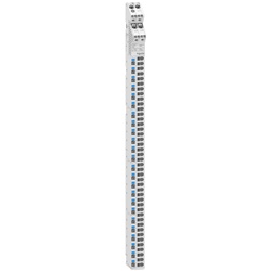 Morsettiera verticale VDIS 125A 66 connessioni montaggio su guida DIN terminali a molla cavi 1,5-35 mm²