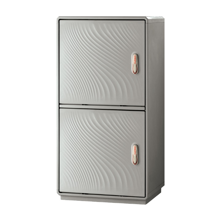 Armadio in vetroresina GRAFI 9, 2 vani, IP55, 1840x910x330 mm, per installazioni elettriche robuste