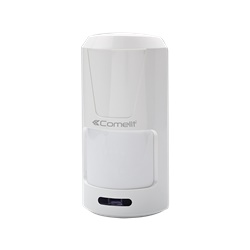 Sensore doppia tecnologia PIR+MW 10.525GHz, portata 15m angolo 90°, pet immune 12kg, alimentazione 9-18VDC