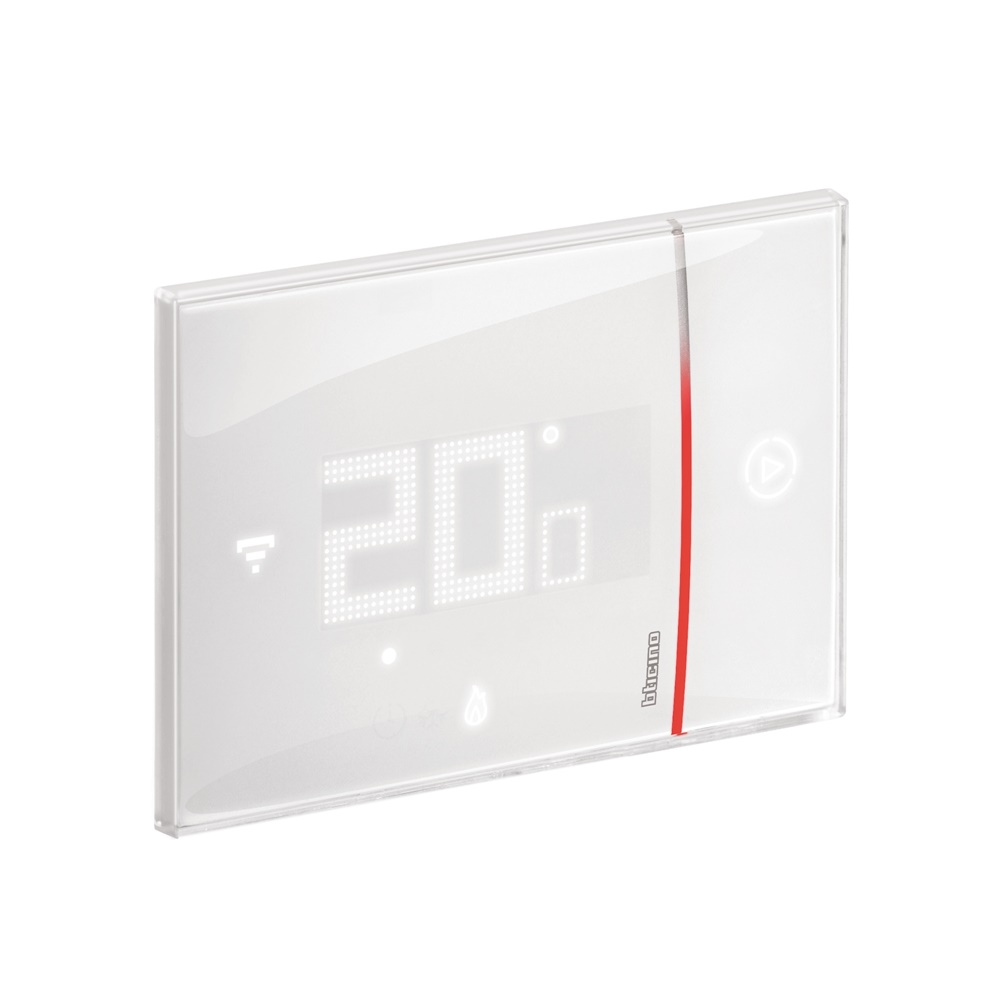 Termostato connesso Smarther 2 incasso bianco Wi-Fi controllo temperatura ambiente casa