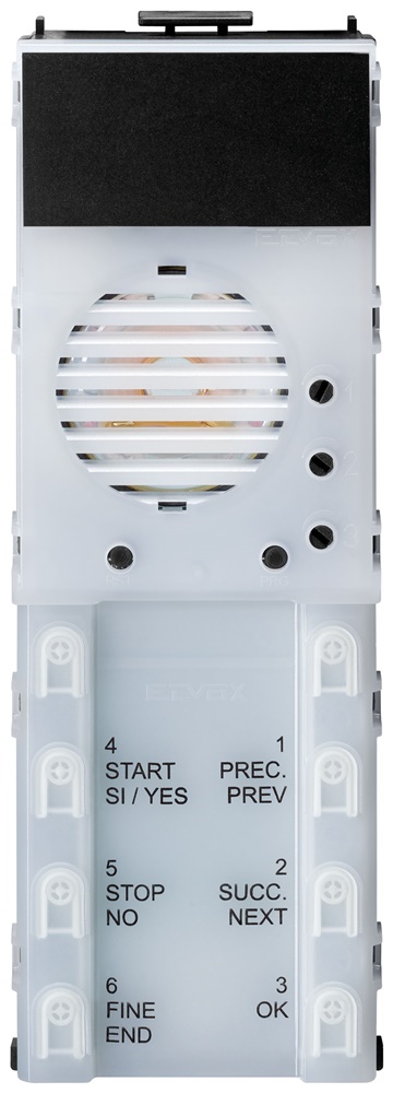 UNIT  2F+ AUDIO LED B.CO 8 PULSANTI