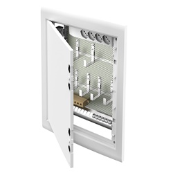 Frontale centralino QDSA completo 54 moduli incasso pareti leggere cartongesso Gewiss Green Wall