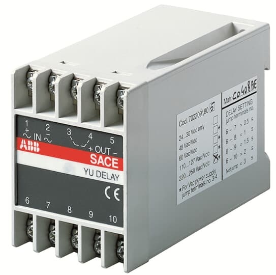 Modulo ritardo elettronico UVD 24/30V per interruttori Emax2/Tmax XT installazioni industriali e civili