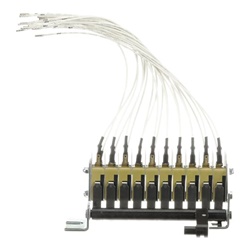 Contatti ausiliari 10 poli aperto/chiuso E1/6 per automazione e controllo elettrico