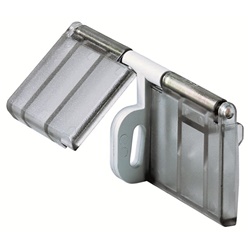 Blocco plastica trasparente apertura lucchetto 4 mm impianti elettrici