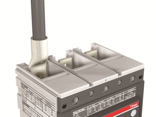 Kit accessori elettrici 4 pezzi terminali frontali T5 per interruttori modulari uso industriale e civile