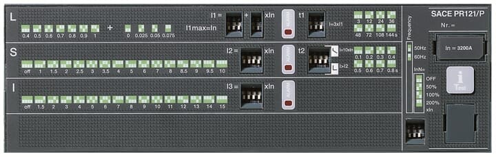 Modulo protezione sovracorrente PR121/P-LSI E1-E6 per impianti elettrici