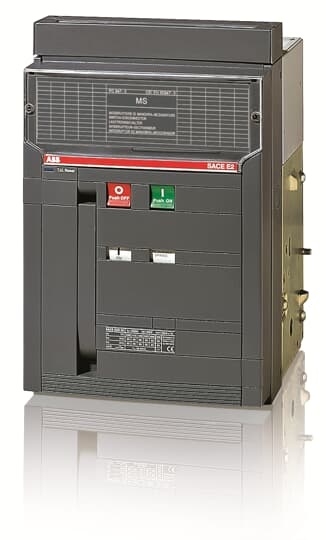 Interruttore modulare E2S/MS 2000 3 poli sgancio rapido protezione quadri elettrici industriali