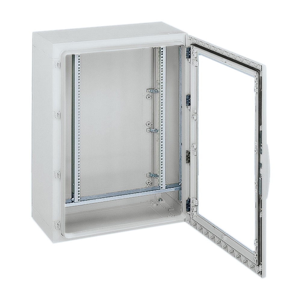 Rack fisso 17U 1000x750 mm lamiera acciaio grigia RAL 7035 per apparecchiature elettroniche