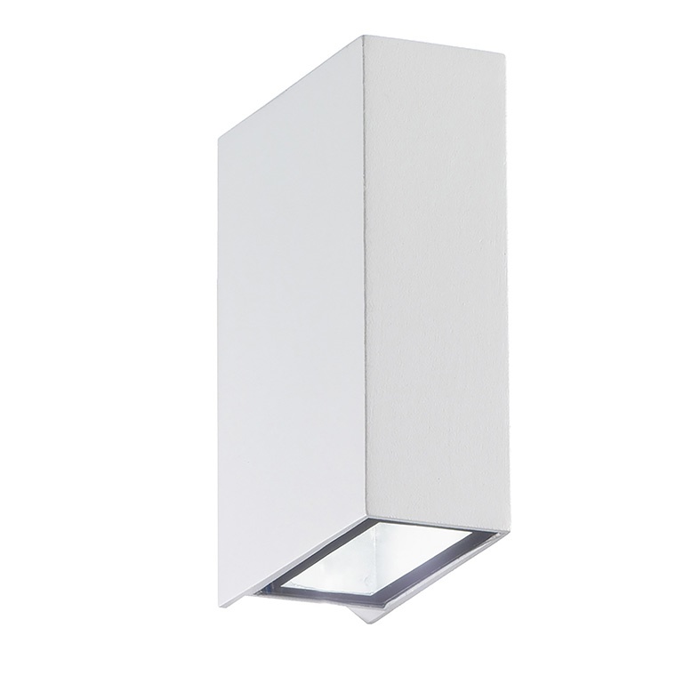 Applique biemissione LED 6W 3000K IP54 esterno design moderno bianco