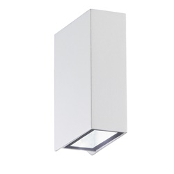 Applique biemissione LED 6W 3000K IP54 esterno design moderno bianco