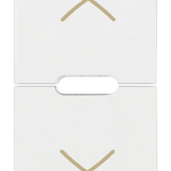 TASTO 1M SIMBOLO FRECCE BIANCO