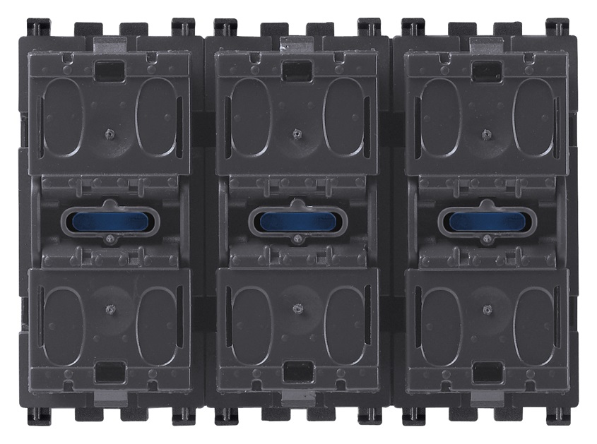 TRE PULSANTI BASCULANTI + REL