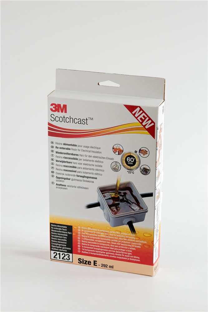 Resina isolamento elettrico riaccessibile 3M Scotchcast 2123 292ml