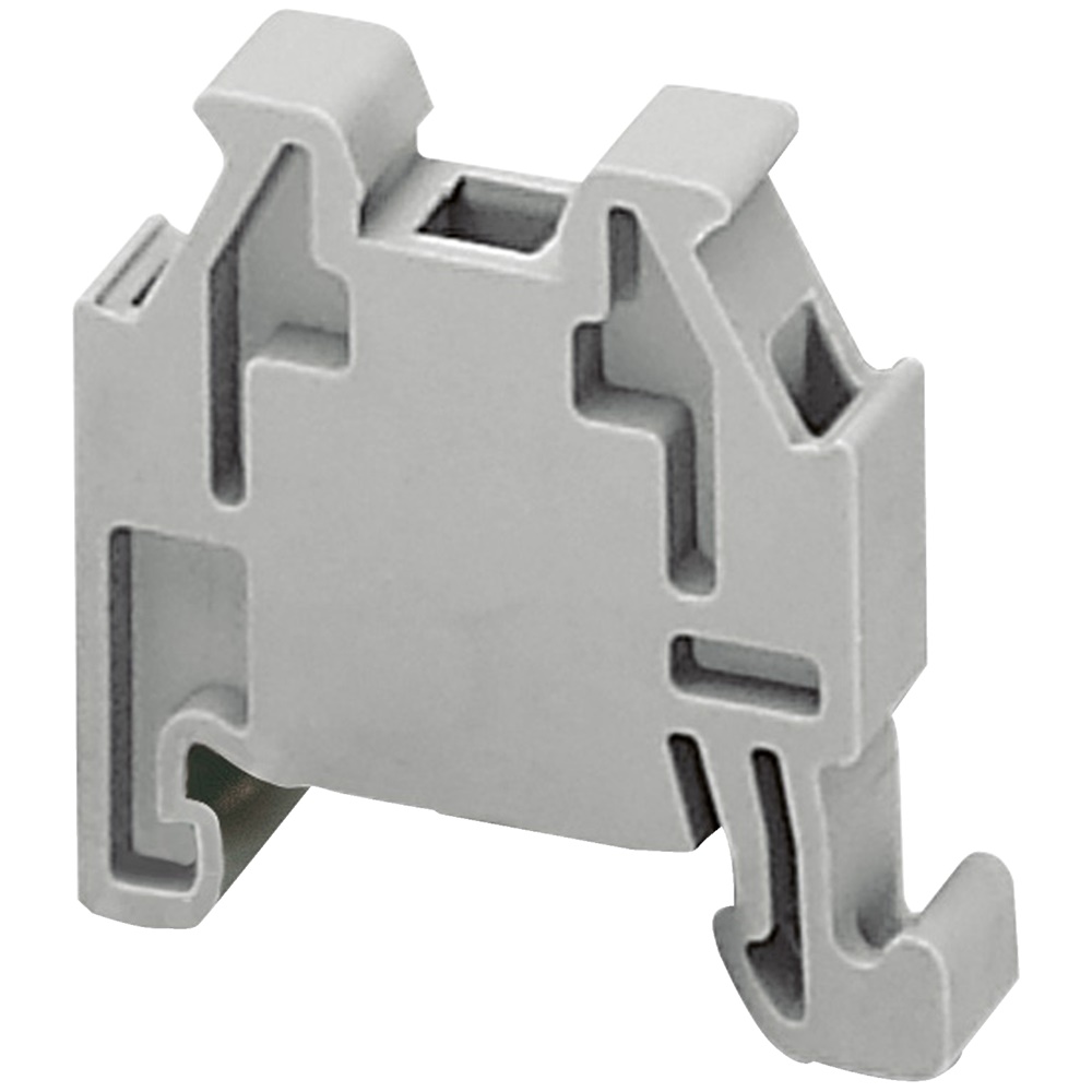 Blocco terminale per guida DIN 15 mm ad incastro