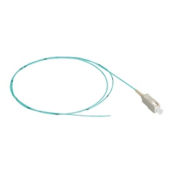 Pigtail fibra ottica multimodale 50/125 OM3 SC 2m per reti ad alta velocità