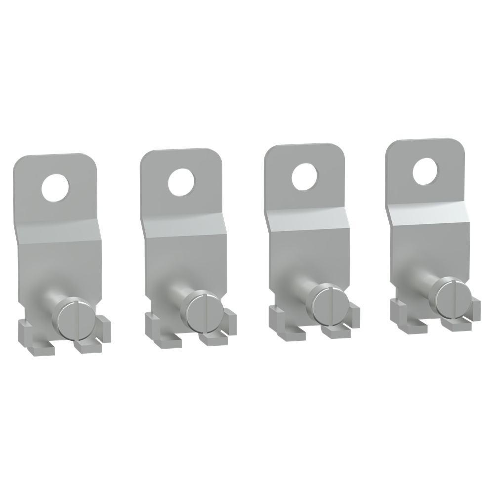 Staffa fissaggio a muro in acciaio zincato set 4 pezzi per cassette PLS montaggio superiore inferiore