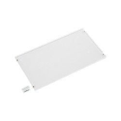 Controporta trasparente policarbonato autoestinguente per quadro modulare vano 450 mm serie GRAFI 9