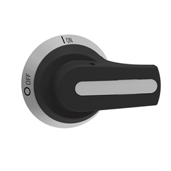 Maniglia bloccopporta nera leva 65mm sblocco IP66 IP69K NEMA 4X per quadri elettrici e armadi controllo