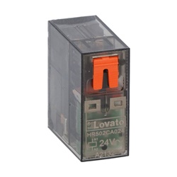 RELE MINIATURIZZATO 2SC 8A 24VAC +LED