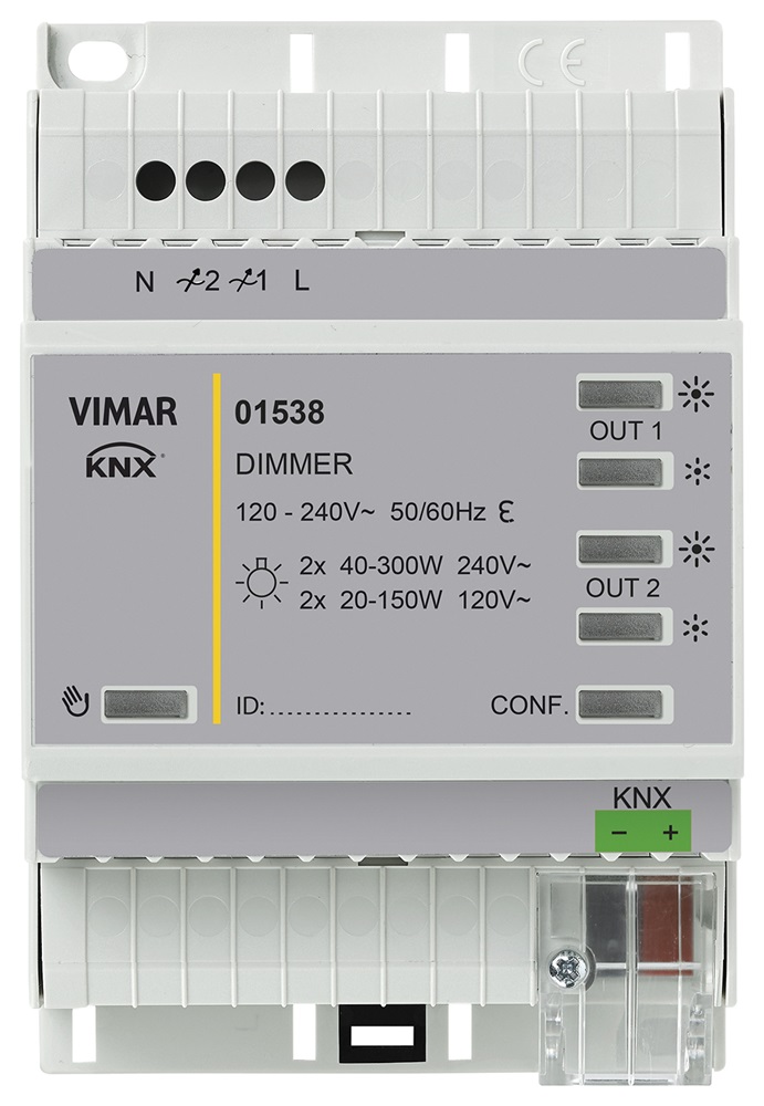 REGOLATORE KNX 2 OUT200W LED 120-24