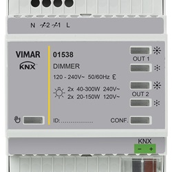 REGOLATORE KNX 2 OUT200W LED 120-24