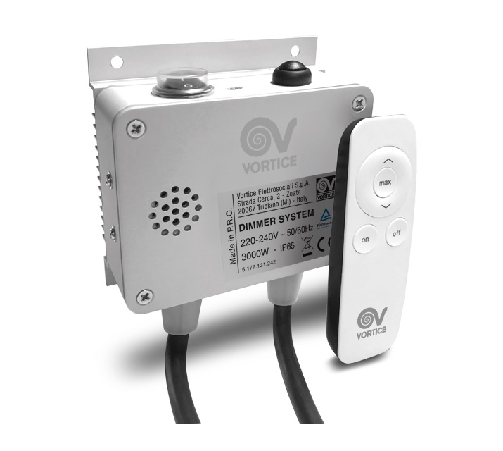 Scatola regolazione IR dimmer IP65 per Thermologika Soleil System
