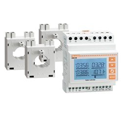 Multimetro DMG100 con 3 Trasformatori Corrente 250A per Cavi Ø23mm Kit Misura Elettrica