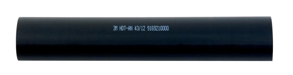 3M™ HDT-AN 43/12 mm -  Guaina termorestringente a parete spessa, con adesivo termofusibile interno - Fattore di restringimento 4:1.  Confezione da esposizione- Spezzoni da 1mt - Colore Nero