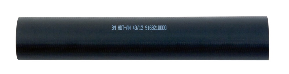 Guaina termorestringente 3M HDT-AN 43/12 mm adesivo interno nero per giunti elettrici esterni
