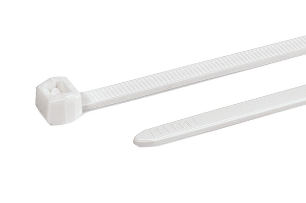 Fascetta dentatura esterna 385x7,6 mm PA66V0 autoestinguente per automotive aerospace ferroviario